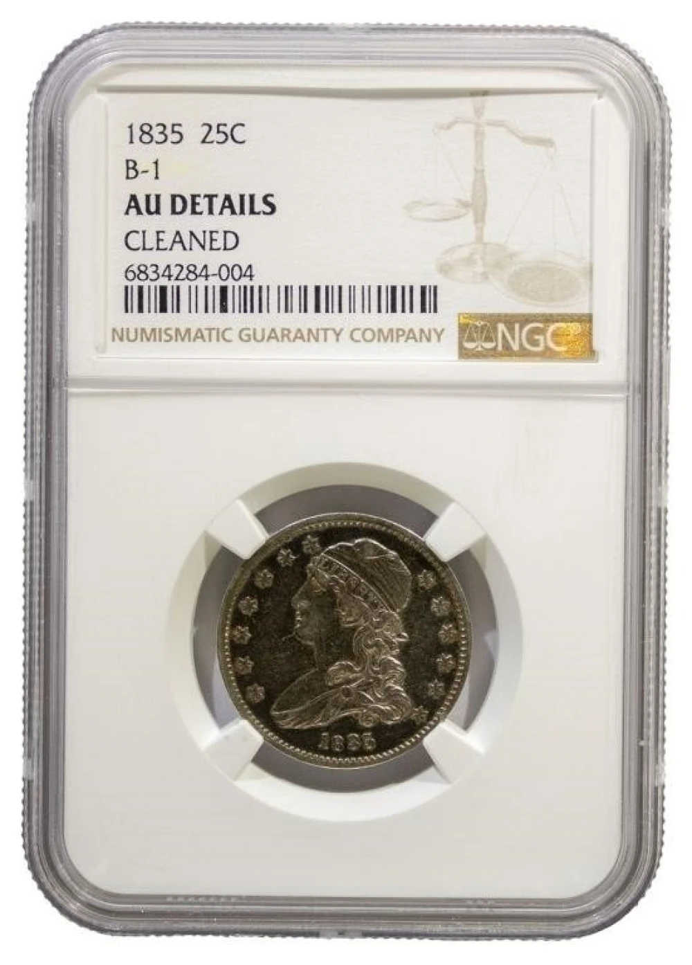 NGC AU Details 1835 Quarter