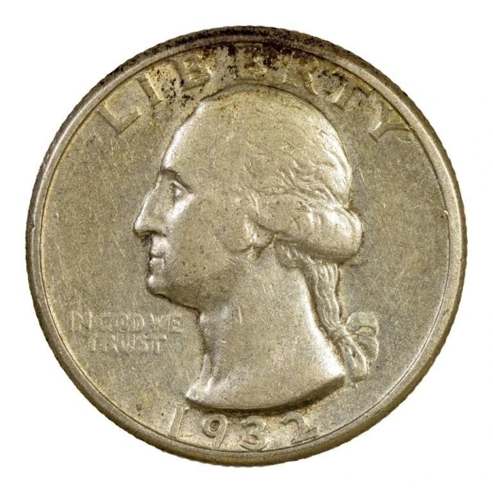 VF-EF-35 1932-D Washington Quarter