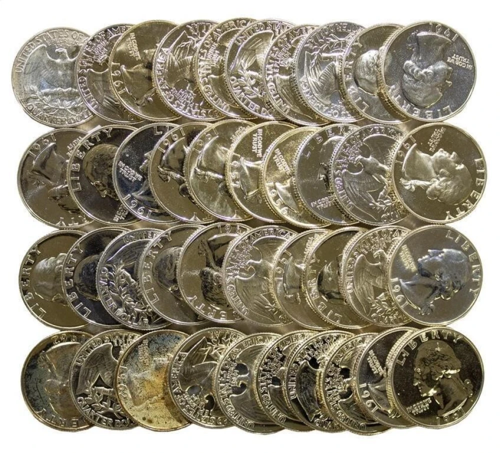 Silver Proof Washington Quarter Roll