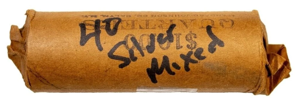 Roll of Silver Washington Quarters