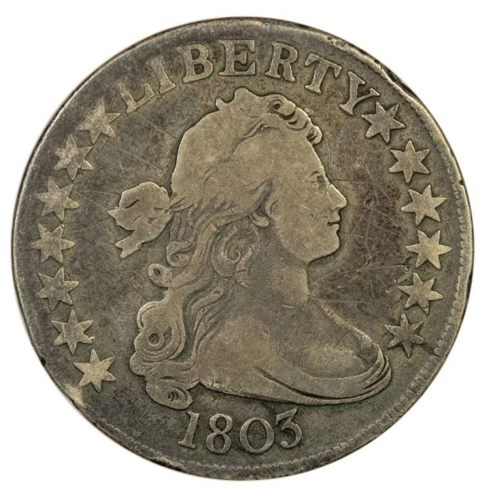 VG to Fine 1803 Small 3 Half Dollar