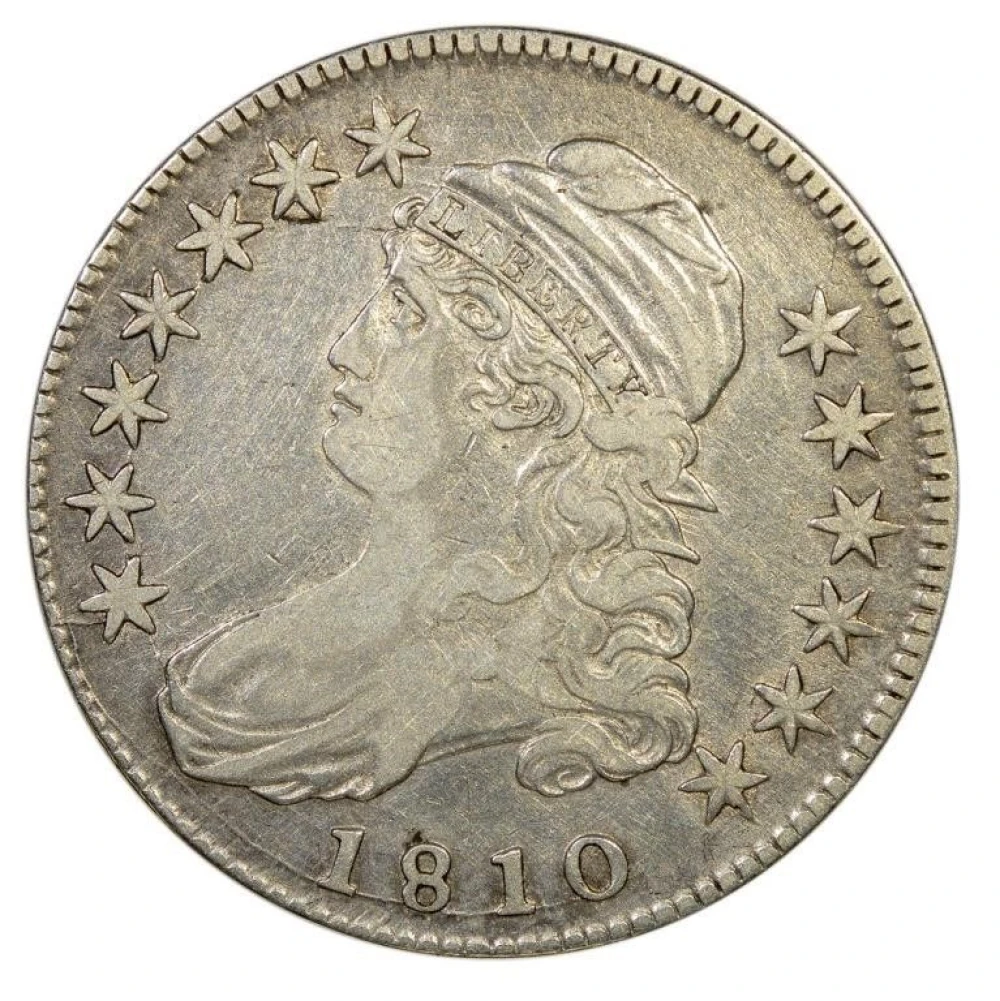 VF-25 1810 Half Dollar