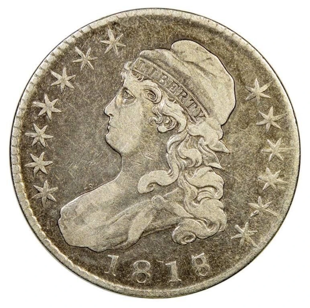 VF-20 1818/7 Half Dollar
