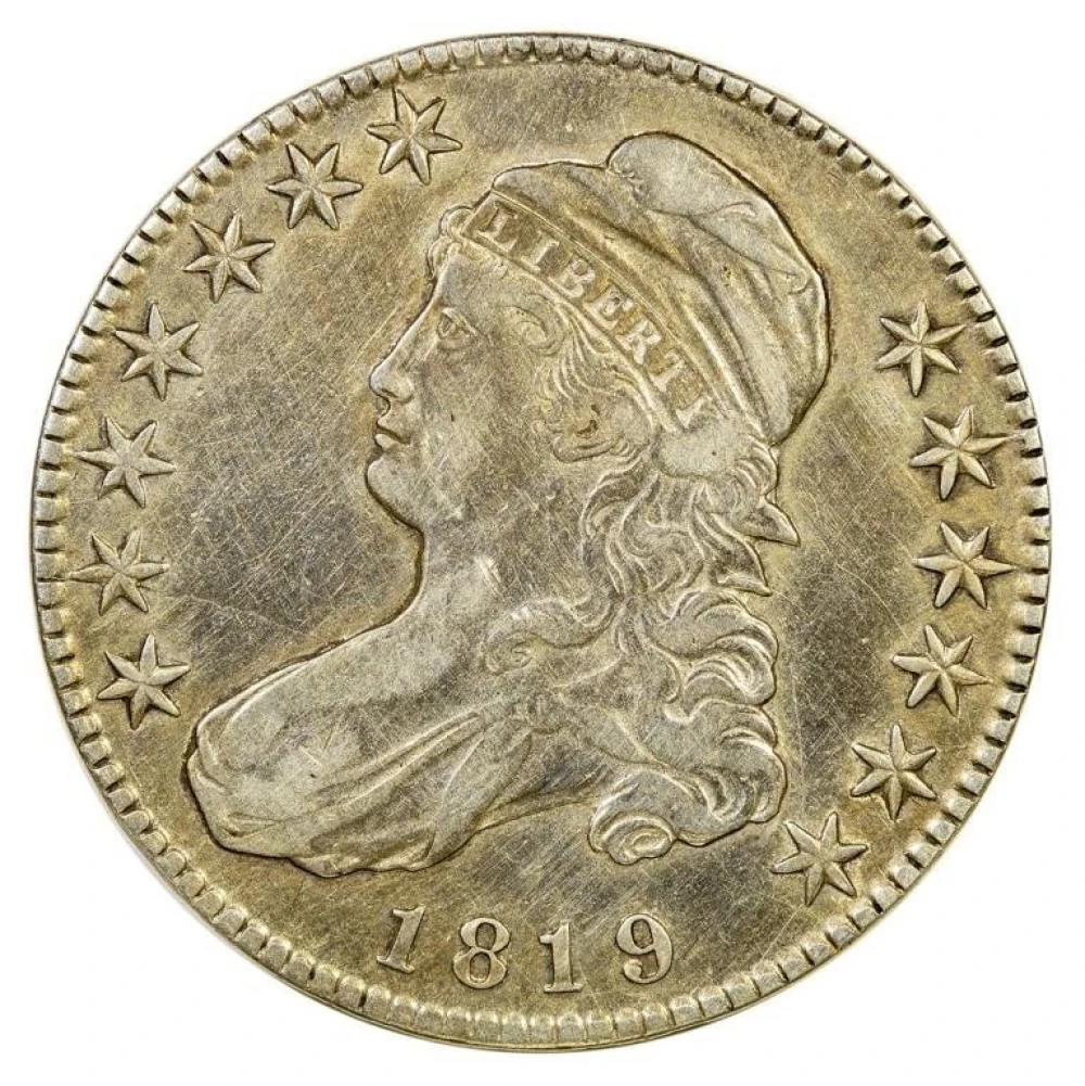 EF-40 Details 1819 Bust Half Dollar