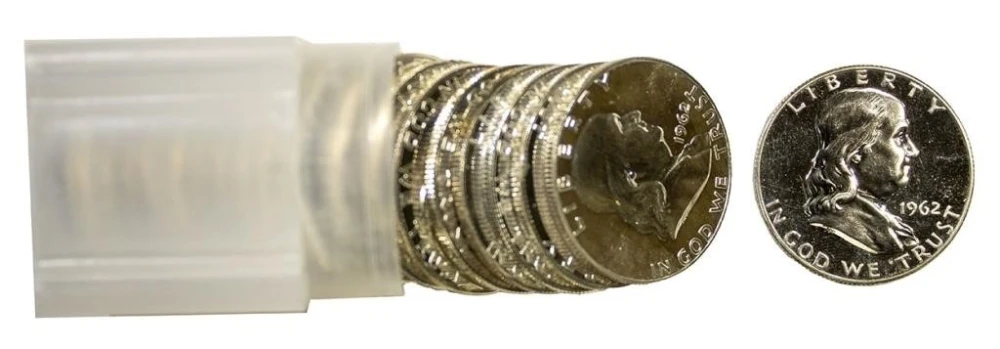 Proof Roll of 1962 Franklin Half Dollars