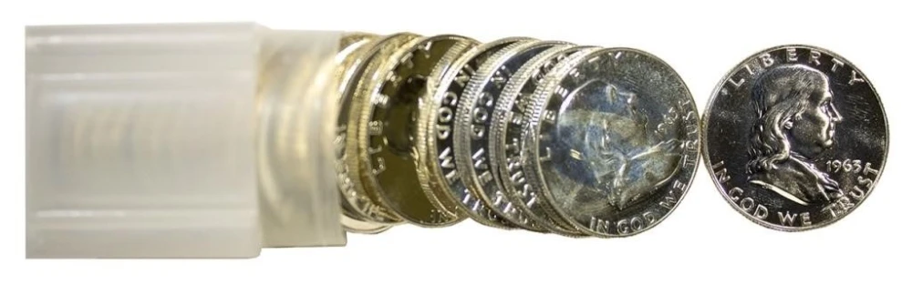 Proof Roll of 1963 Franklin Half Dollars