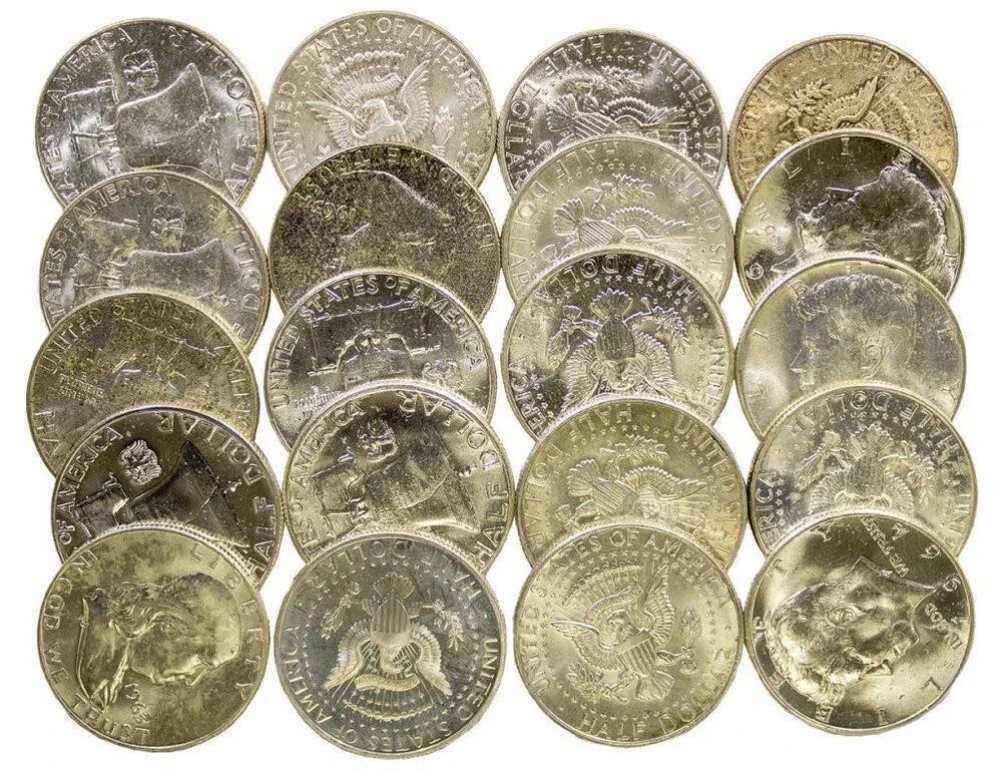 AU/BU 90% Silver Half Dollar Roll