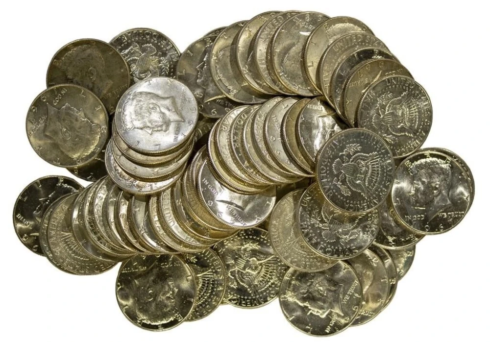 Group of AU/BU 40% Kennedy Half Dollars