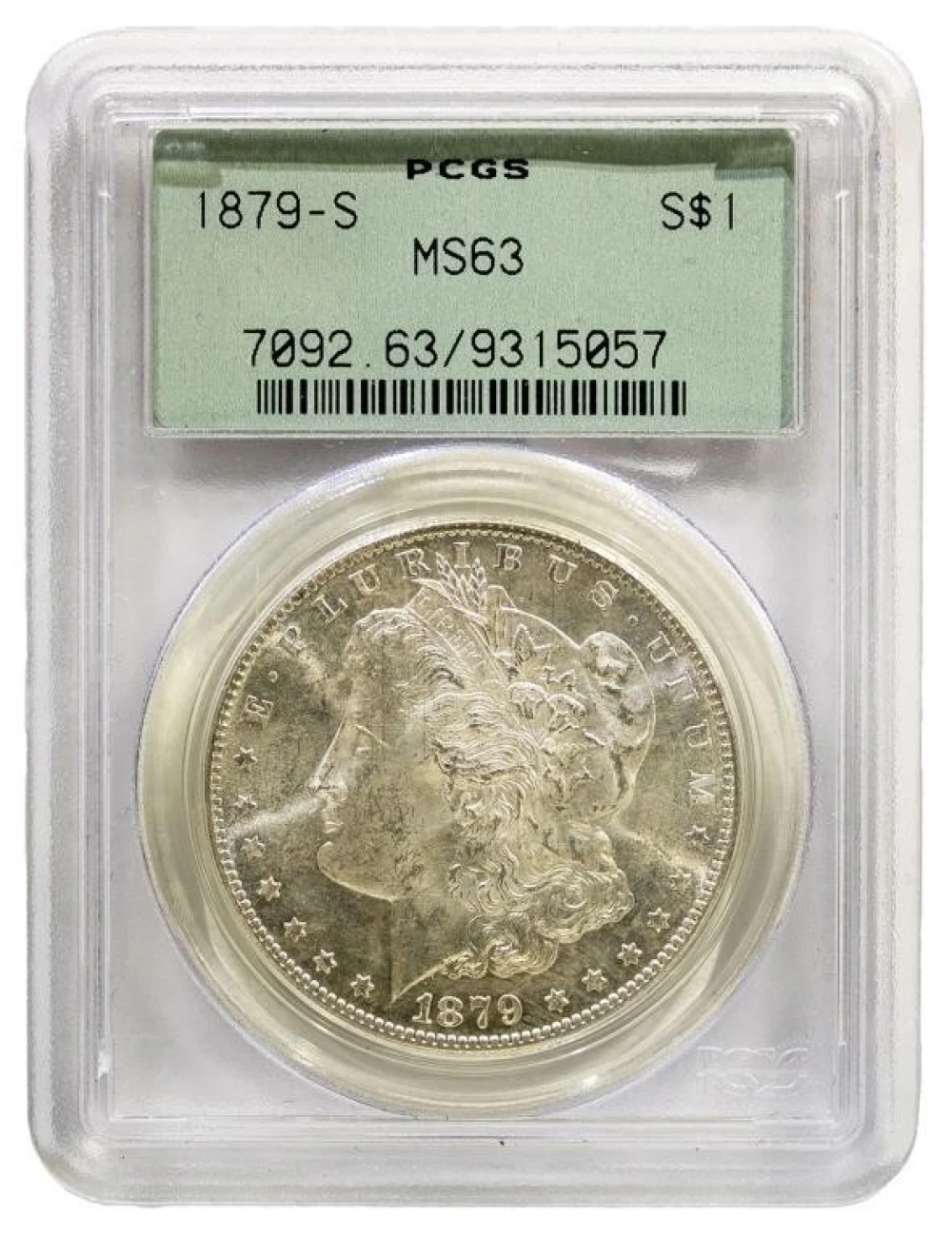 PCGS MS-63 1879-S Morgan Dollar