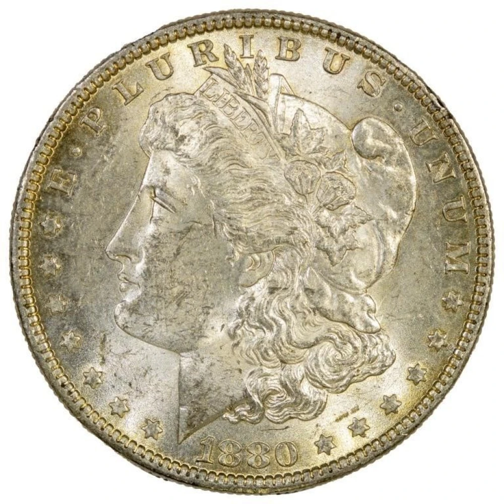 BU-60+ 1880-O Morgan Dollar