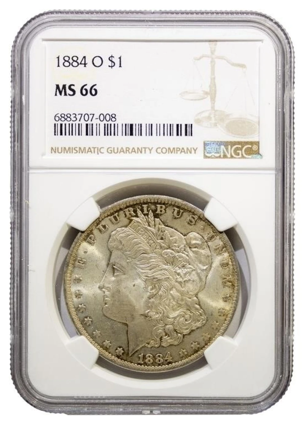 NGC MS-66 1884-O Morgan Dollar