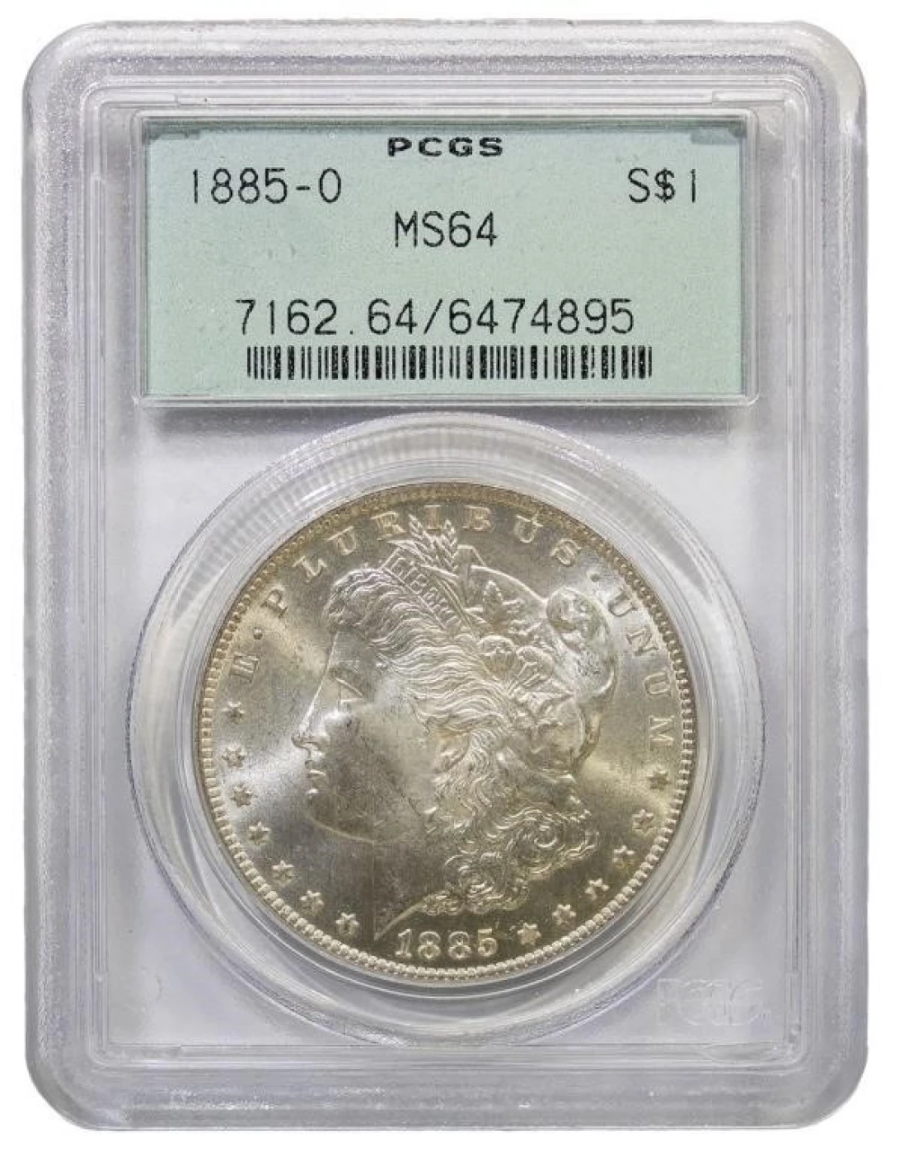 PCGS MS-64 1885-O Morgan Dollar