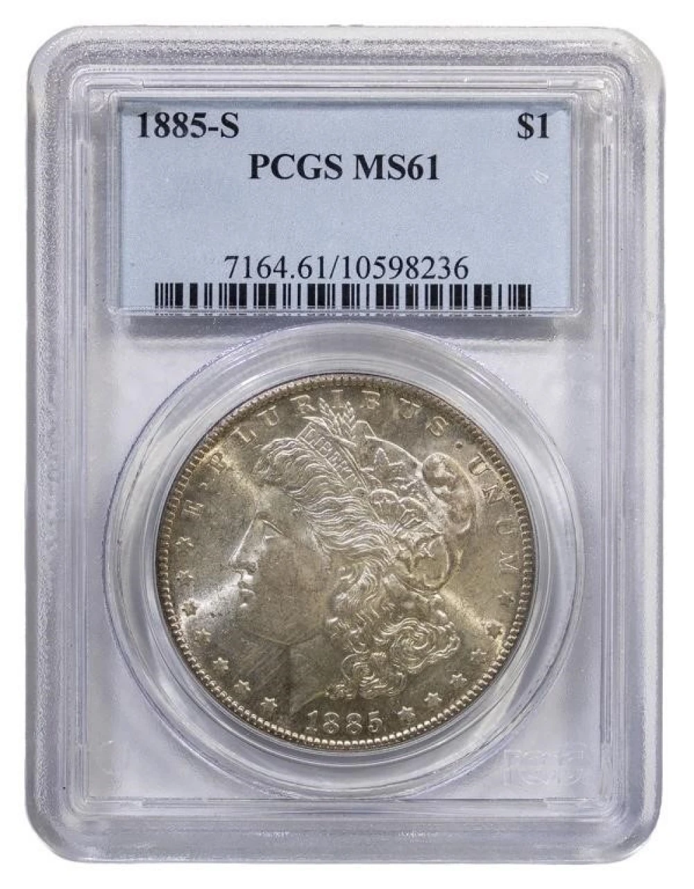 PCGS MS-61 1885-S Morgan $1