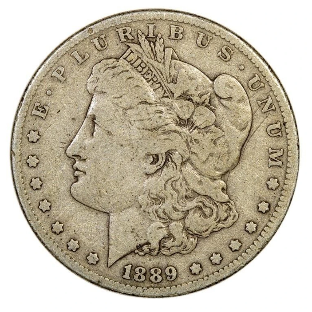 Fine-12 1889-CC Morgan $1