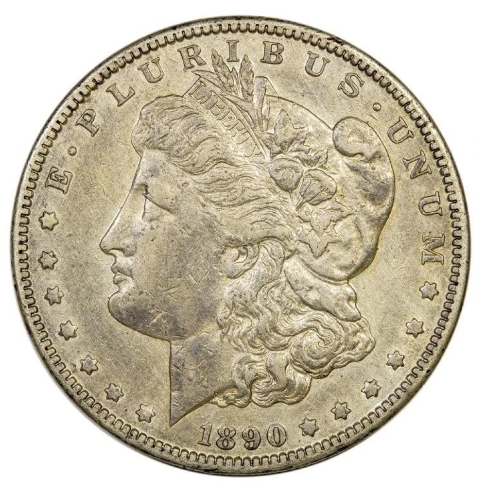 EF-45 Details 1890-CC Morgan $1
