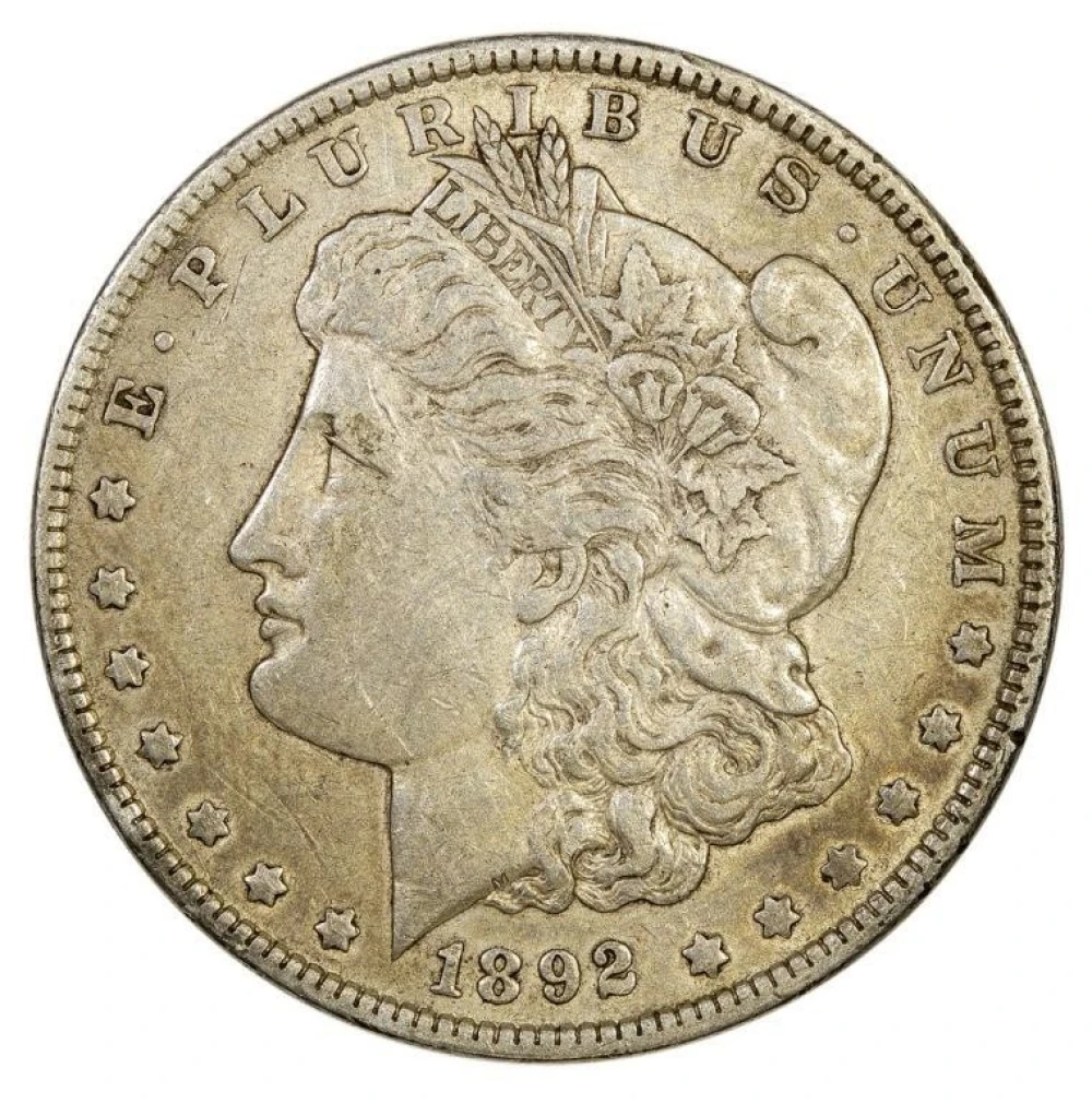 EF-40 1892 Morgan Dollar