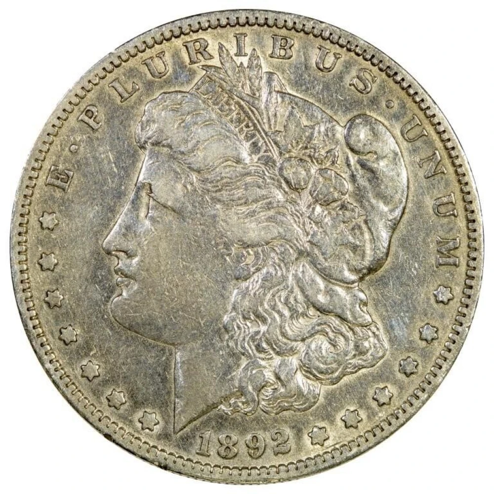 EF Details 1892-S Morgan Dollar