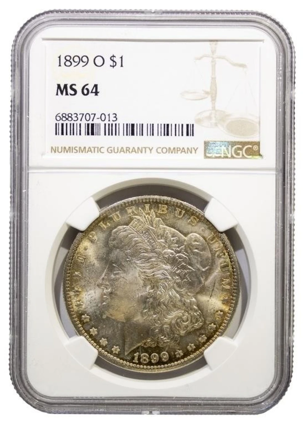 NGC MS-64 1899-O Morgan Dollar