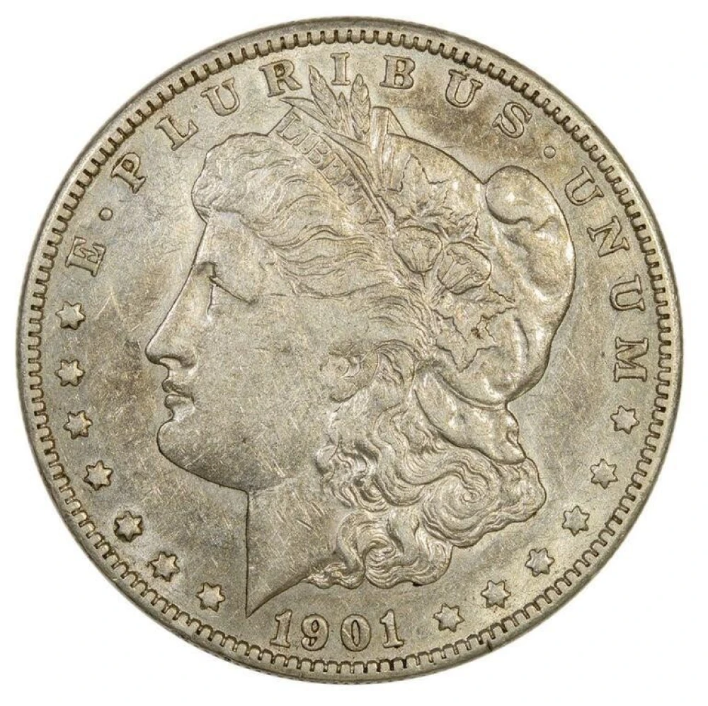 EF-45 Details 1901-S Morgan Dollar