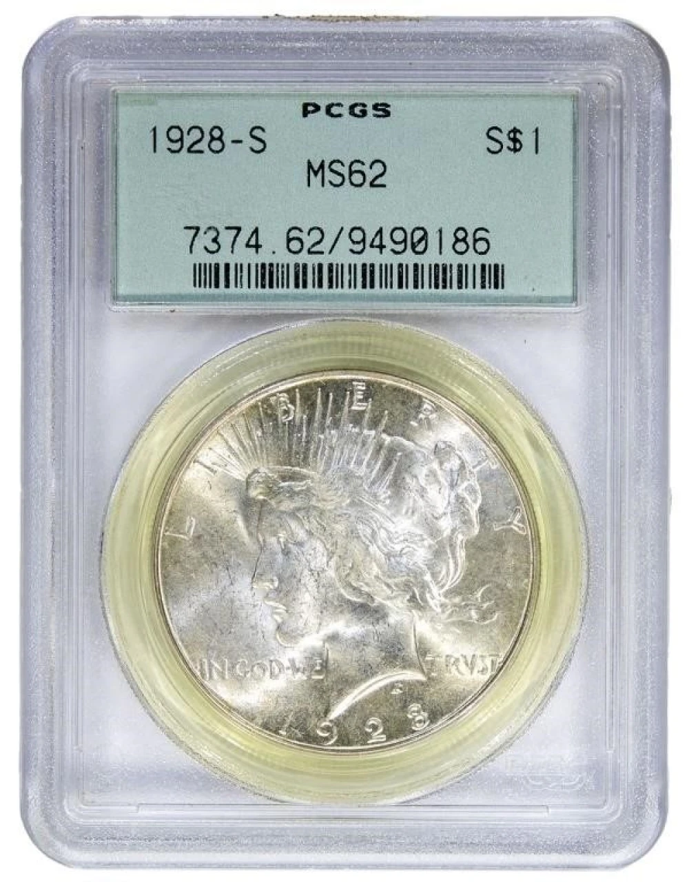 PCGS MS-62 1928-S Peace Dollar