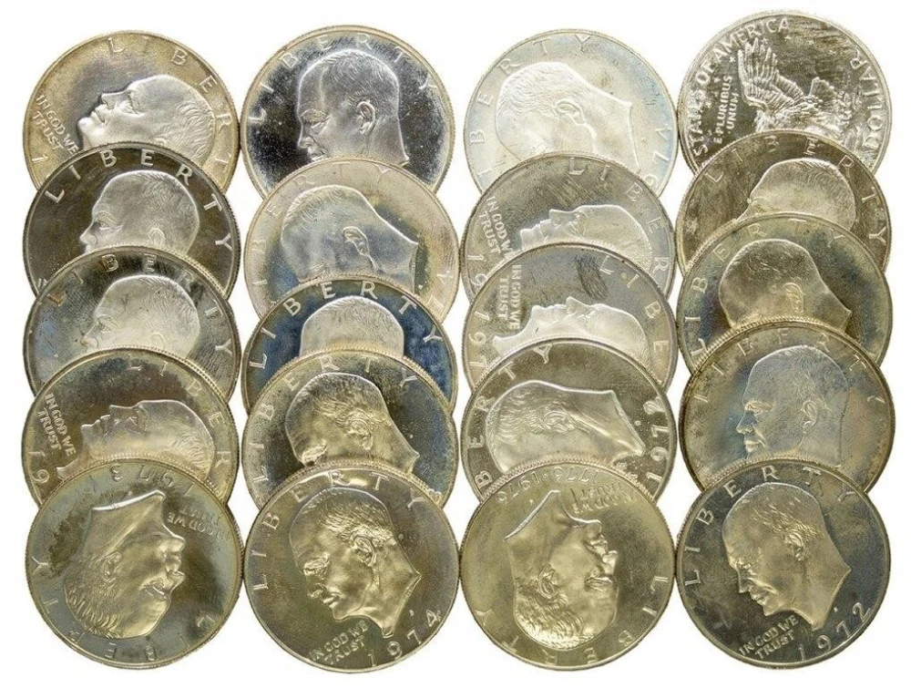 Mixed Date Roll of Silver Proof Ike's