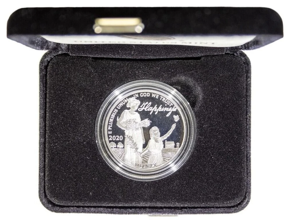 Gem Proof Platinum 2020-W Declaration Preamble $10