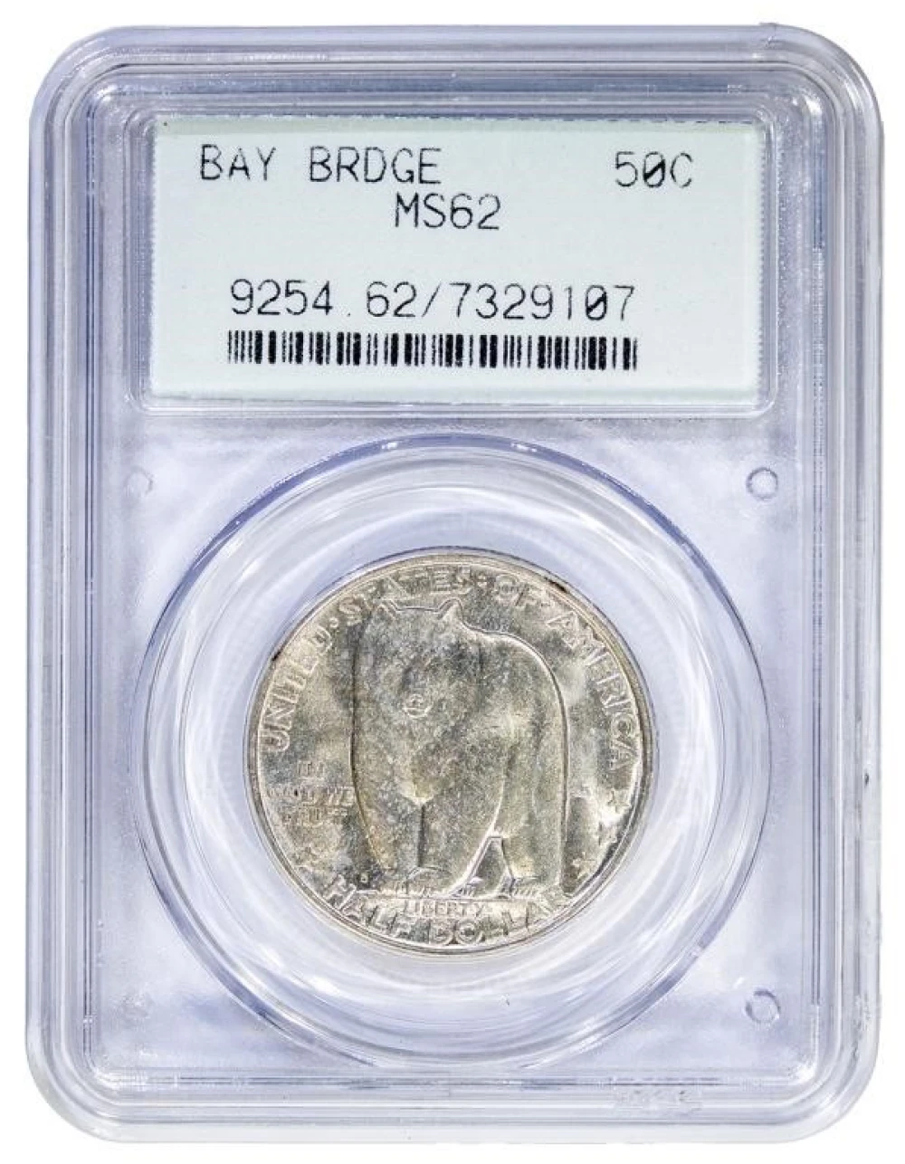 PCGS MS-62 1936 Bay Bridge Half Dollar