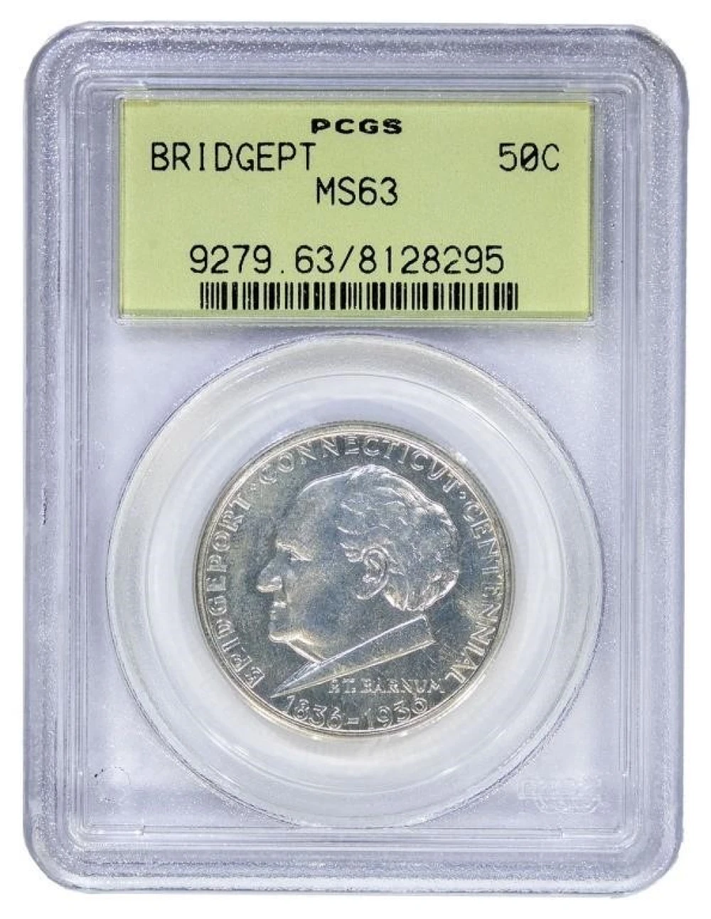 PCGS MS-63 1936 Bridgeport Half Dollar