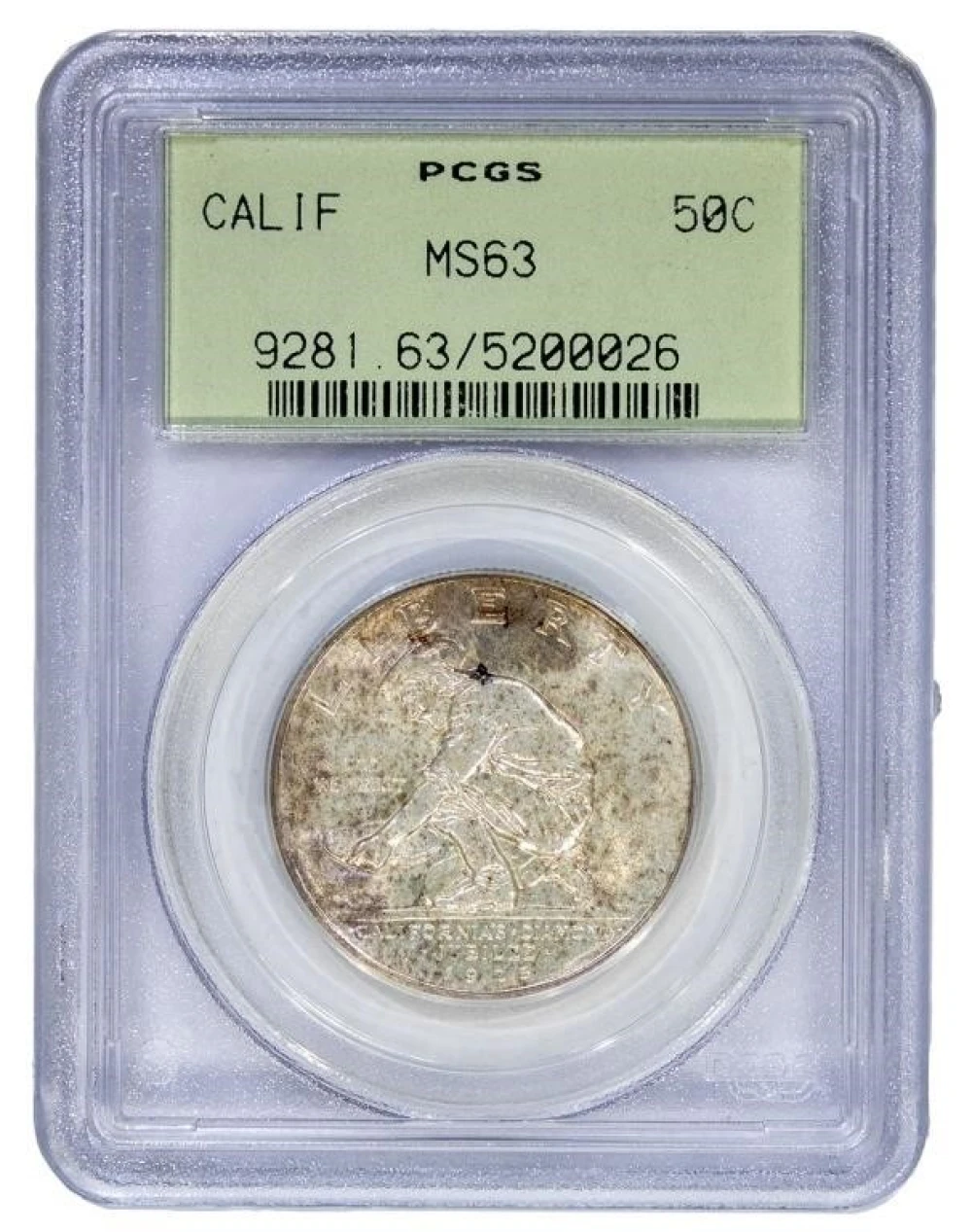 PCGS MS-63 1925-S California Half Dollar