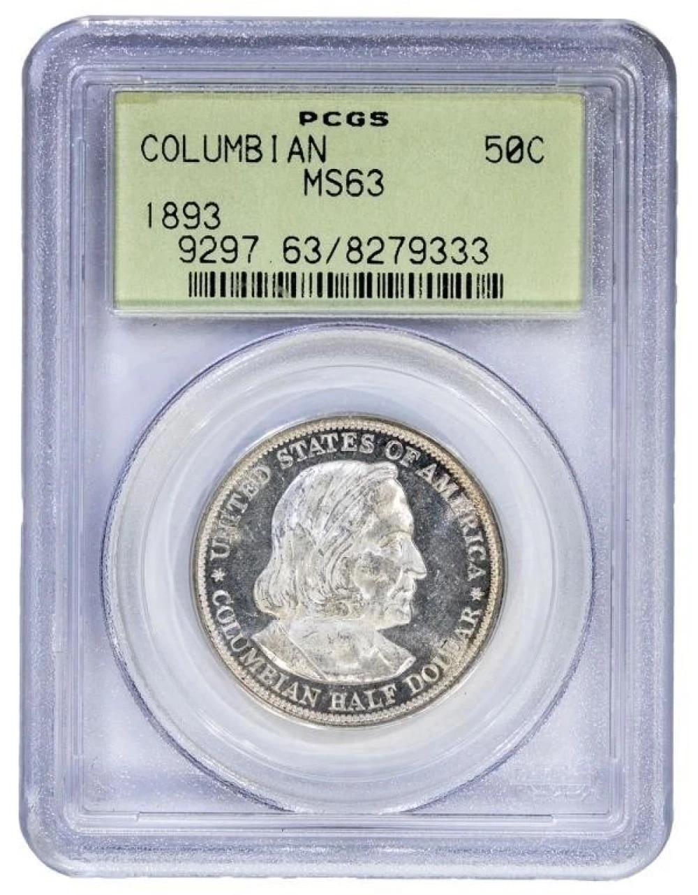 PCGS MS-63 1893 Columbian Half Dollar