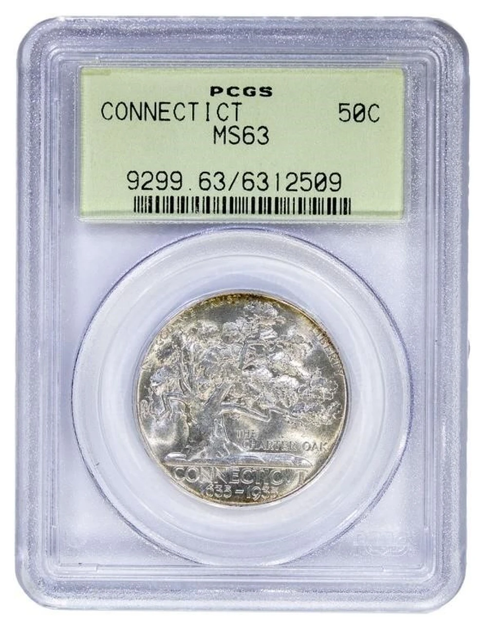 PCGS MS-63 1935 Connecticut Half Dollar