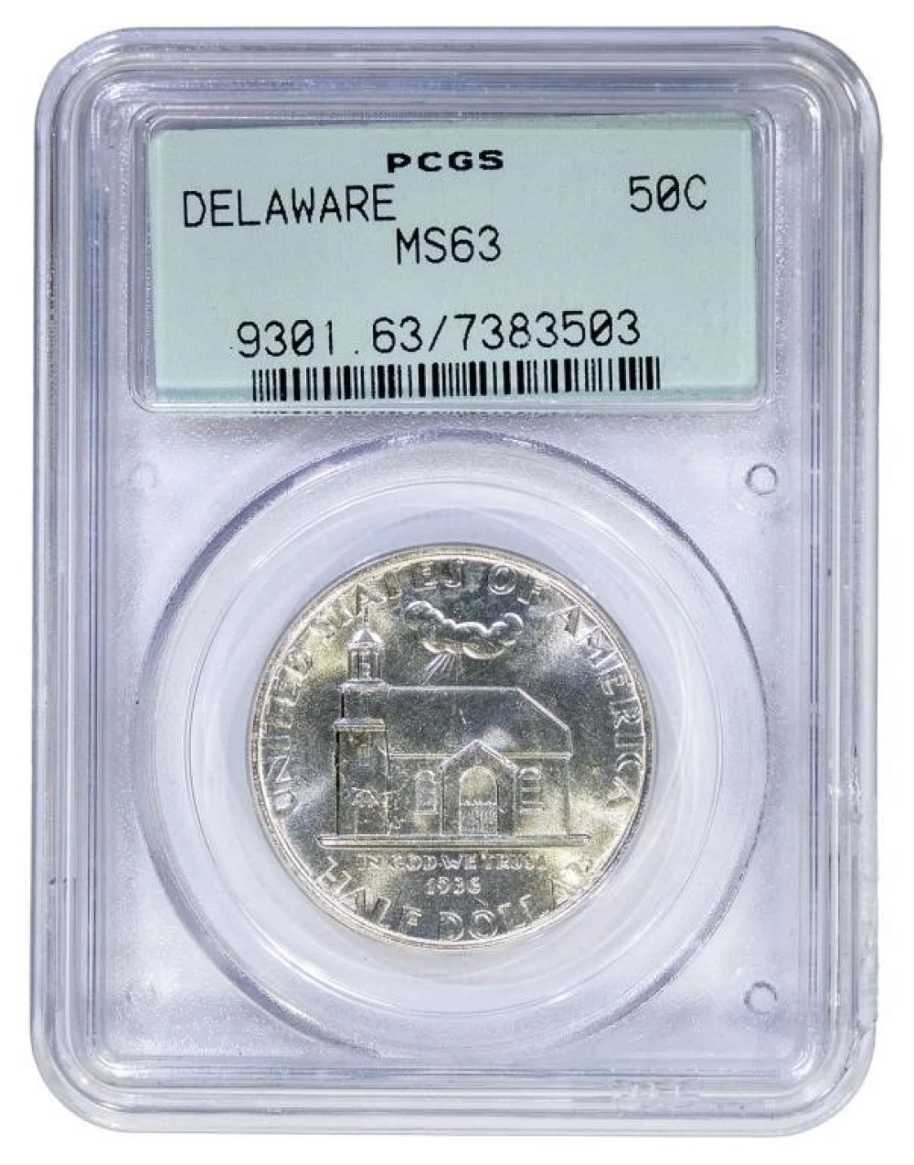 PCGS MS-63 1936 Delaware Half Dollar
