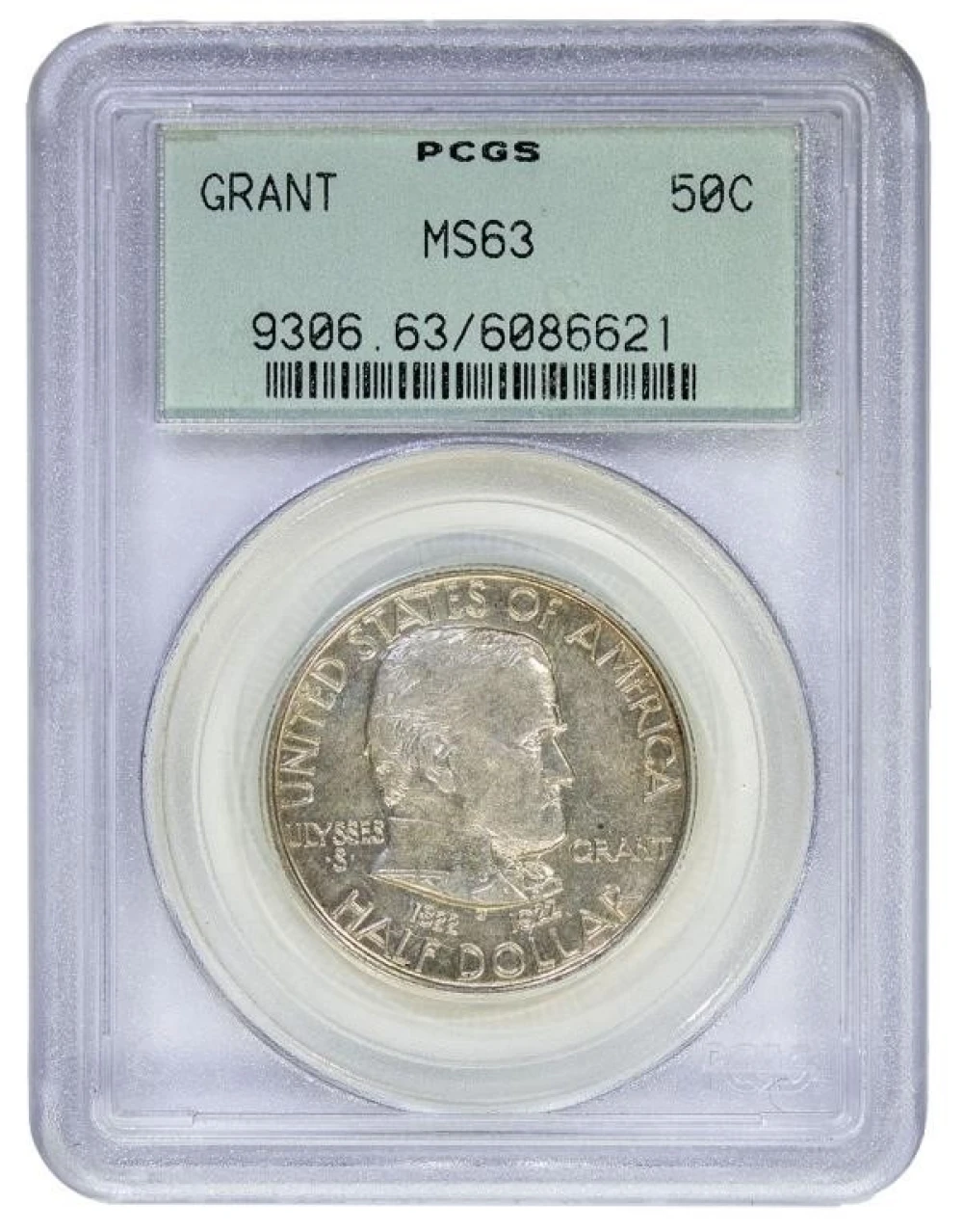 PCGS MS-63 1922 Grant Half Dollar