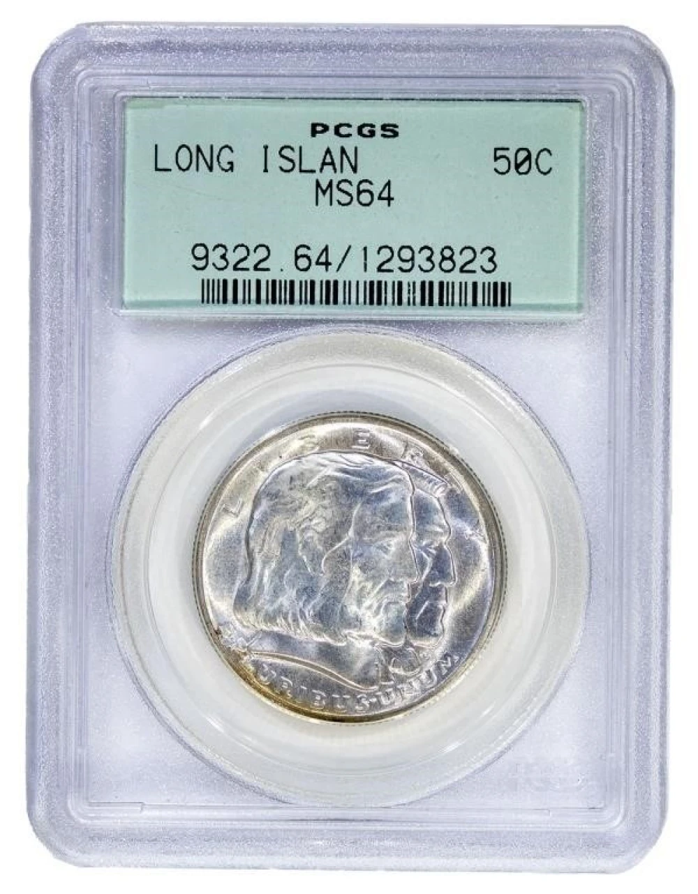 PCGS MS-64 1936 Long Island Half Dollar