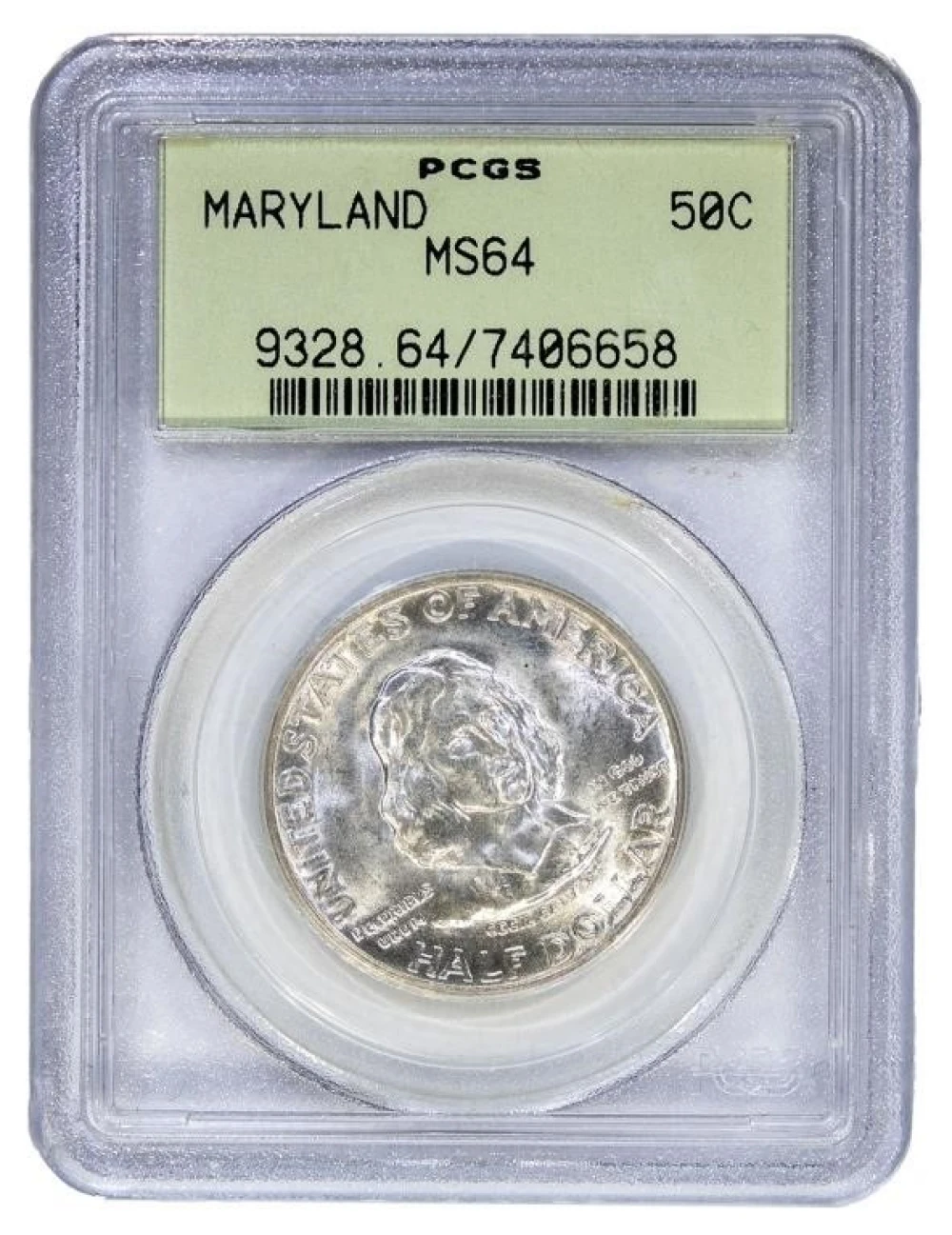 PCGS MS-64 1934 Maryland Half Dollar