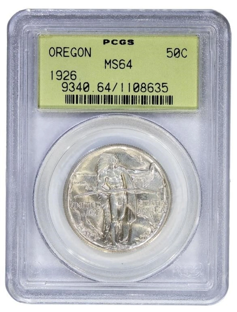 PCGS MS-64 1926 Oregon Trail Half Dollar