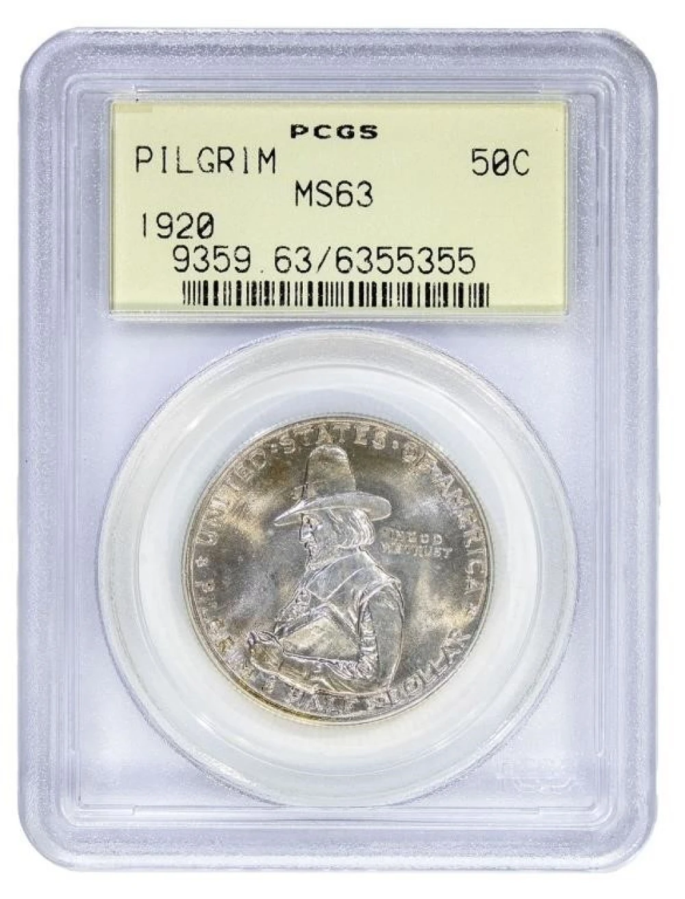 PCGS MS-63 1920 Pilgrim Half Dollar