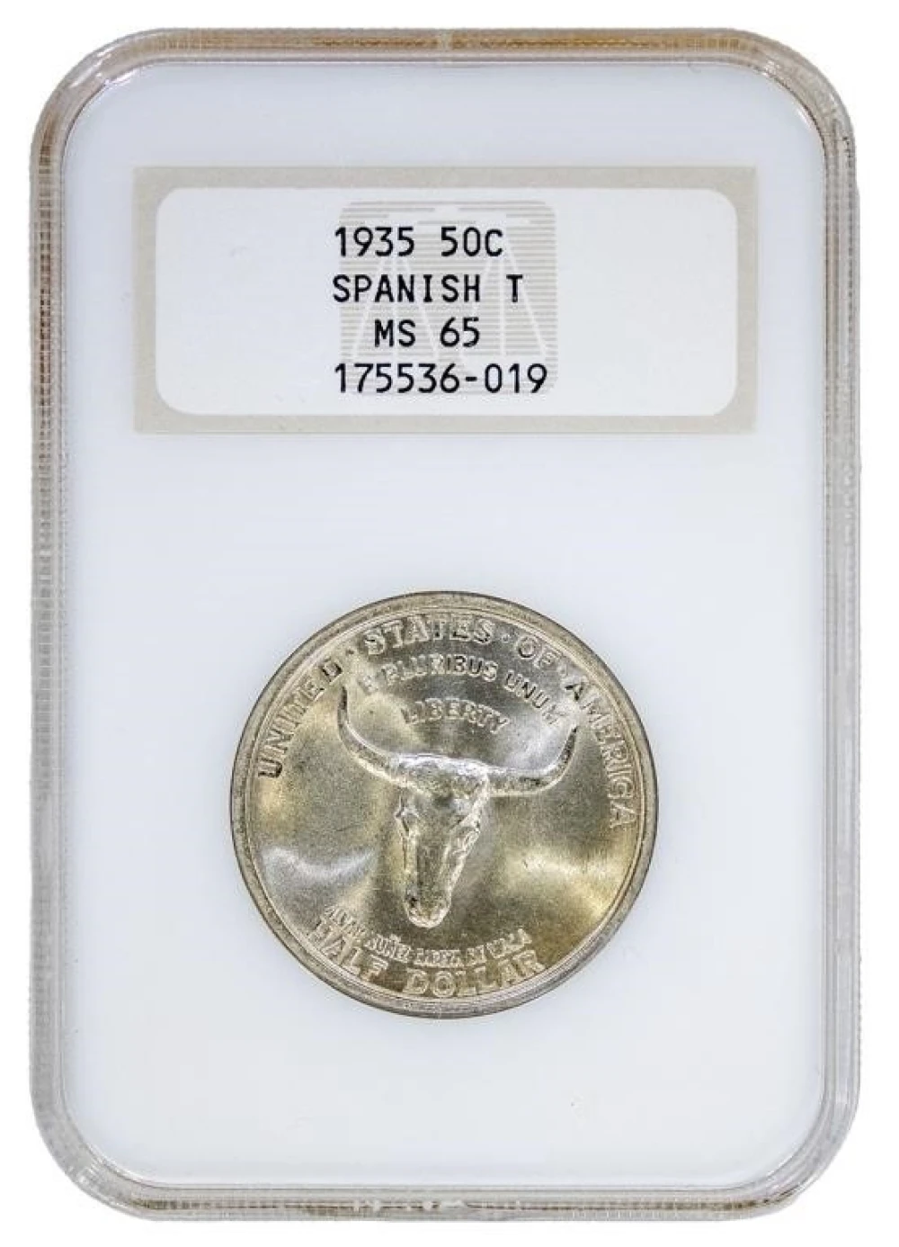 NGC MS-65 1935 Old Spanish Trail Half Dollar