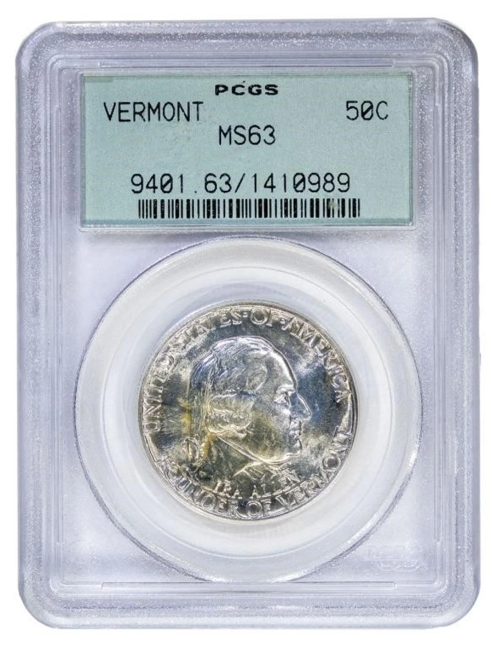 PCGS MS-63 1927 Vermont Half Dollar