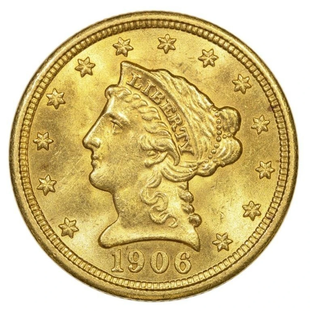 MS-62 1906 Gold $2.50 Liberty