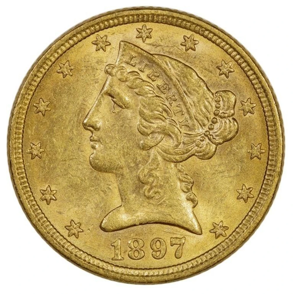 BU-60 1897 Gold $5 Liberty