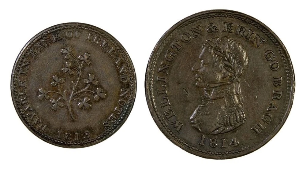 Ireland. Penny and Halfpenny Duo
