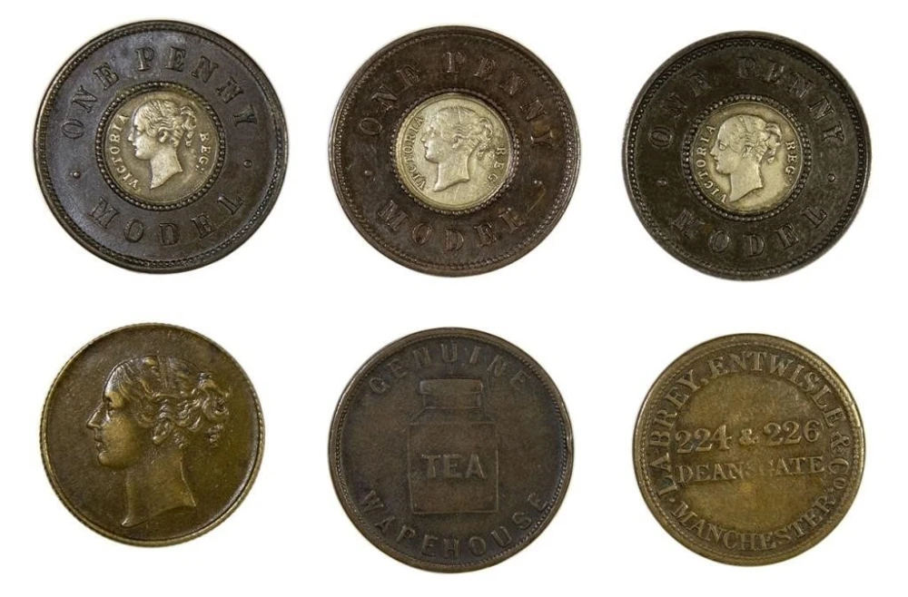 Great Britain. Merchant Tokens and Moore Models