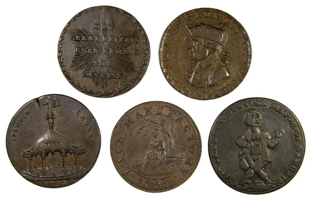 Conder Tokens. A Great Mix of Types
