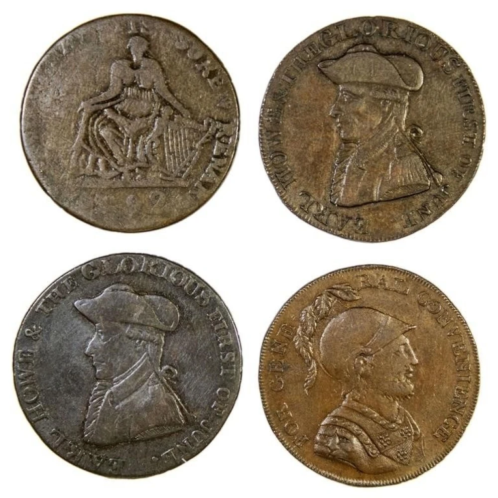Conder Tokens. Seated Britannia Quartet