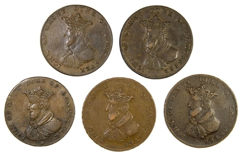Conder Tokens. Lancaster Quintet