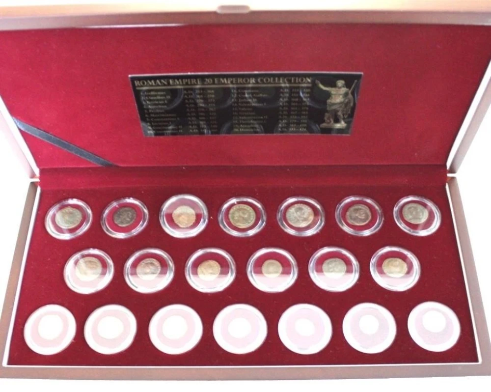 Ancient. Rome. 20 Bronze Follii in Custom Box