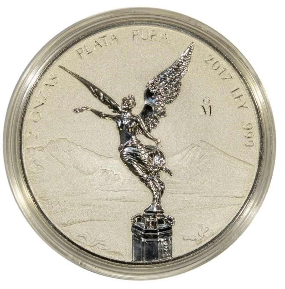 Mexico. 2017 Reverse Proof 2 oz Silver Libertad