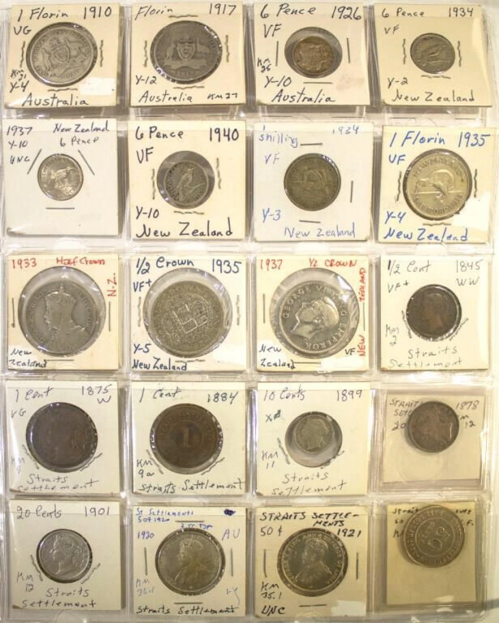 New Zealand & More. 20 Piece Lot