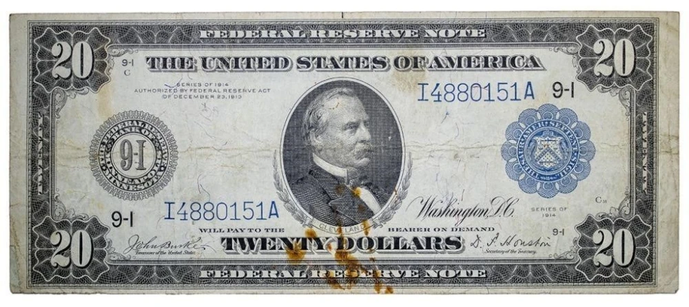 VF Series 1914 FRN $20